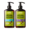 KISS Color & Care Argan & Macadamia For Dry and Damaged Natural Hair Shampoo & Conditioner Value Set view 1
