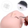 YUNSI Grafting False Eyelashes 20PCS False Eyelash Extension Training Kit Grafting Exercise Model Head Tweezer Tool 20 in1 Massage Makeup Beginner Practice Kit for Women (Color : Set 3) view 4