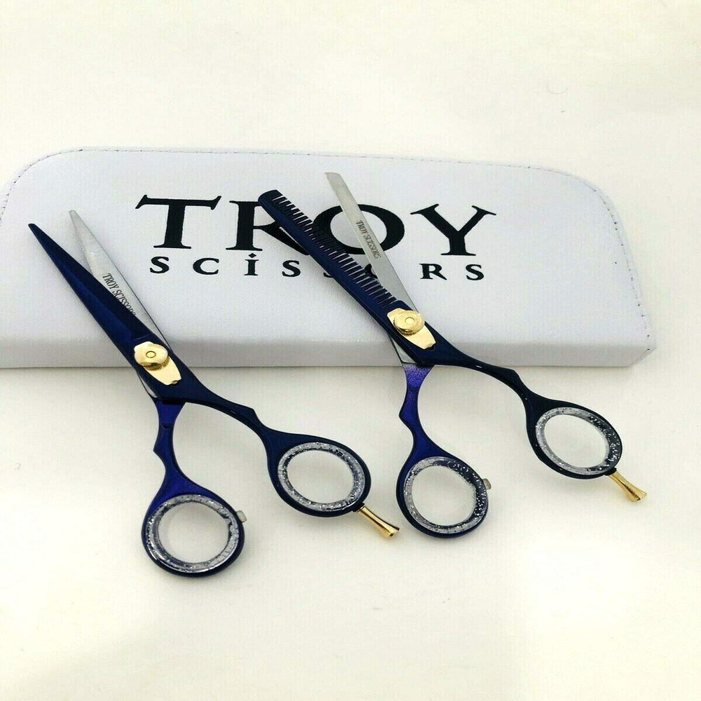 5.5"Professional Barber Hair Cutting Thinning Scissors Shears Hairdressing Set