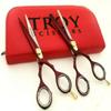 5.5"Professional Barber Hair Cutting Thinning Scissors Shears Hairdressing Set view 2