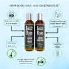 Ballsy Beard Wash Shampoo & Conditioner Set for Men 2 Piece Travel Size Hair Shampoo (Eucalyptus Spearmint, 2 oz) view 3