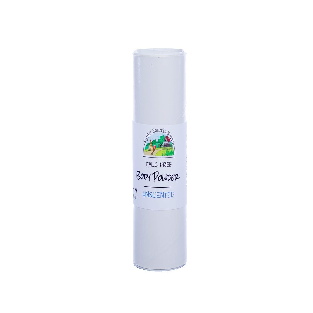 Talc Free Body Powder, Unscented Natural Skincare for Women, Men, Dusting Chafing