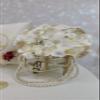 A&C Quinceaeras and more Wedding Bouquet Wedding Lasso Wedding Hair Piece 3500 (Ivory Gold) view 2