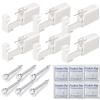 Silver Angel Nose Piercing Kit 20G Nose Stud Disposable Self Ear Nose Piercing Gun Kit Safety Painless Body Piercing Kit Tool (6 Pack) view 1