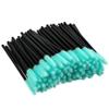 G2PLUS Silicone Eyelash Brushes, 100PCS Black and Green Mascara Brushes, Brow Applicator Wands for Makeup, Personal Care and Eyelash Extensions view 4