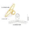 Brinie Hair Claw Clips Gold Metal Clips Claw Large Hair Clip for Thick Thin Hair Hair Accessories for Women and Girls (2PCS) view 4