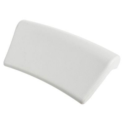1pc Bathtub Pillow Bath Pillow Shower Pillow Bathtub Support Pillows Waterproof Bath Mat Bath Spa Head Pu Pillow Neck Cushion Household Bathtub Mat Gel Polyurethane White