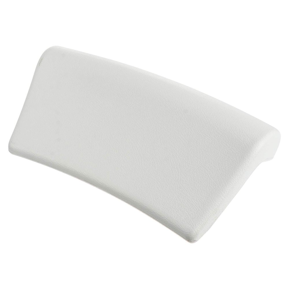 1pc Bathtub Pillow Bath Pillow Shower Pillow Bathtub Support Pillows Waterproof Bath Mat Bath Spa Head Pu Pillow Neck Cushion Household Bathtub Mat Gel Polyurethane White