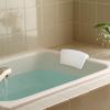 1pc Bathtub Pillow Bath Pillow Shower Pillow Bathtub Support Pillows Waterproof Bath Mat Bath Spa Head Pu Pillow Neck Cushion Household Bathtub Mat Gel Polyurethane White view 3