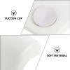 1pc Bathtub Pillow Bath Pillow Shower Pillow Bathtub Support Pillows Waterproof Bath Mat Bath Spa Head Pu Pillow Neck Cushion Household Bathtub Mat Gel Polyurethane White view 4