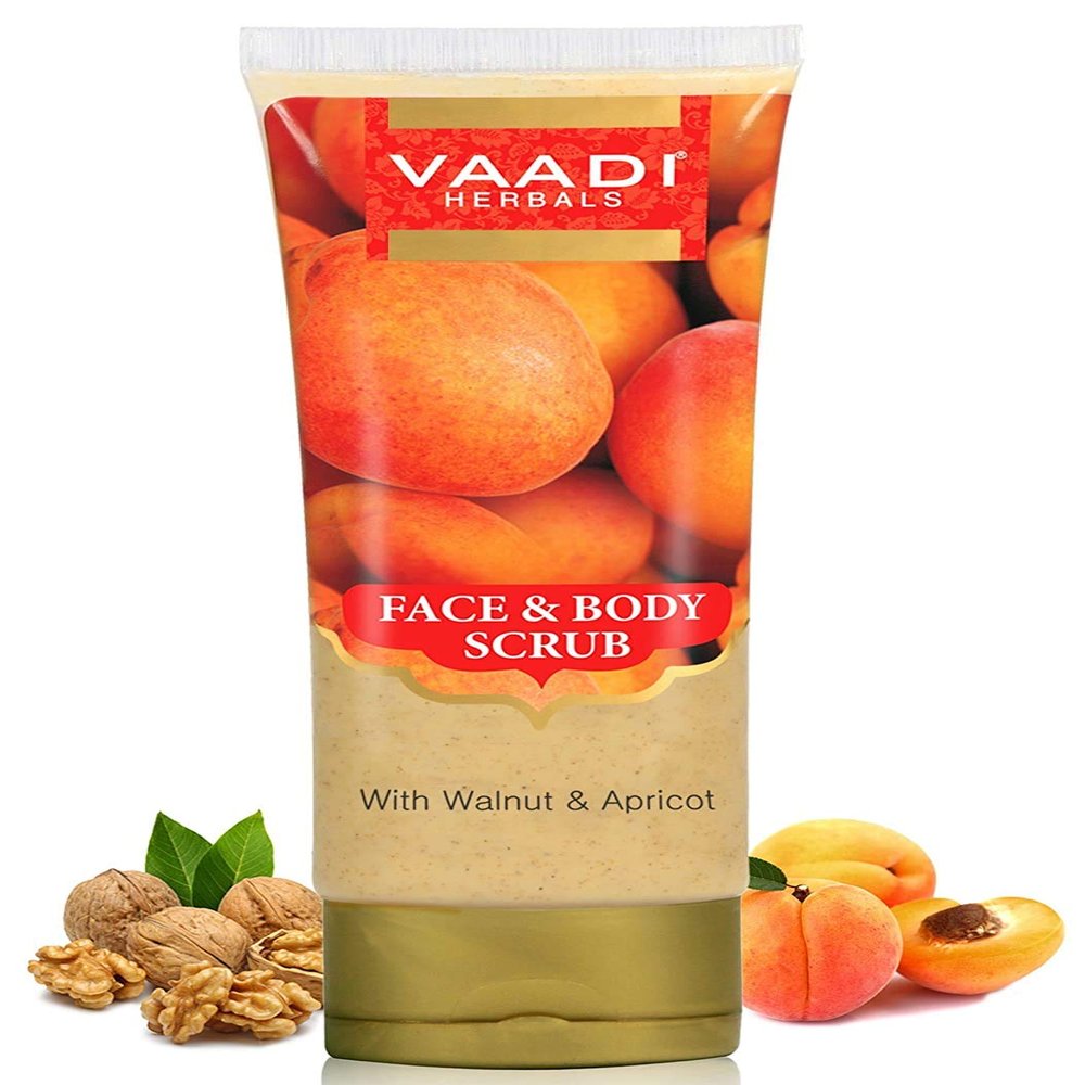 Herbals Face and Body Scrub with Walnut and Apricot, 110g