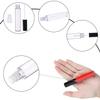 10 Pcs 10ml DIY Clear Refillable Empty Lip Gloss Tubes Lip Balm Lipstick Tube Black Cap with Rubber Inserts and Transfer Funnel Tube for DIY Lipstick Makeup view 3