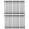 30pcs Double Ended Eyeshadow Brush Makeup Brush Cosmetic Eye Shadow Brush Eye Shadow Applicator Cosmetic Stick Cosmetic Tool Double-headed Eyeshadow Stick view 1