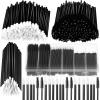 263 Pieces Disposable Makeup Applicators Kit, Includes 50 Disposable Eyeliner Brushes 100 Lipstick Applicators Lip Wands 112 Mascara Wands Eyelash Brush with Plastic Organizer Box view 1