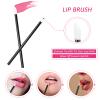 263 Pieces Disposable Makeup Applicators Kit, Includes 50 Disposable Eyeliner Brushes 100 Lipstick Applicators Lip Wands 112 Mascara Wands Eyelash Brush with Plastic Organizer Box view 4