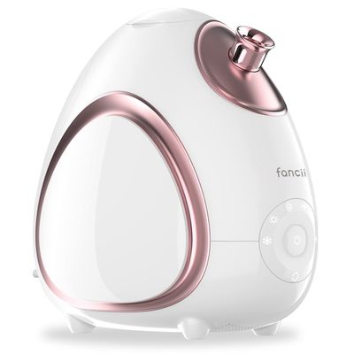Fancii Nano Ionic Facial Steamer Hot & Cool with Aromatherapy and 6 Spa Settings  30 Min Steam Time - Professional Home Face Sauna for Moisturizing & Pore Cleansing, Rivo