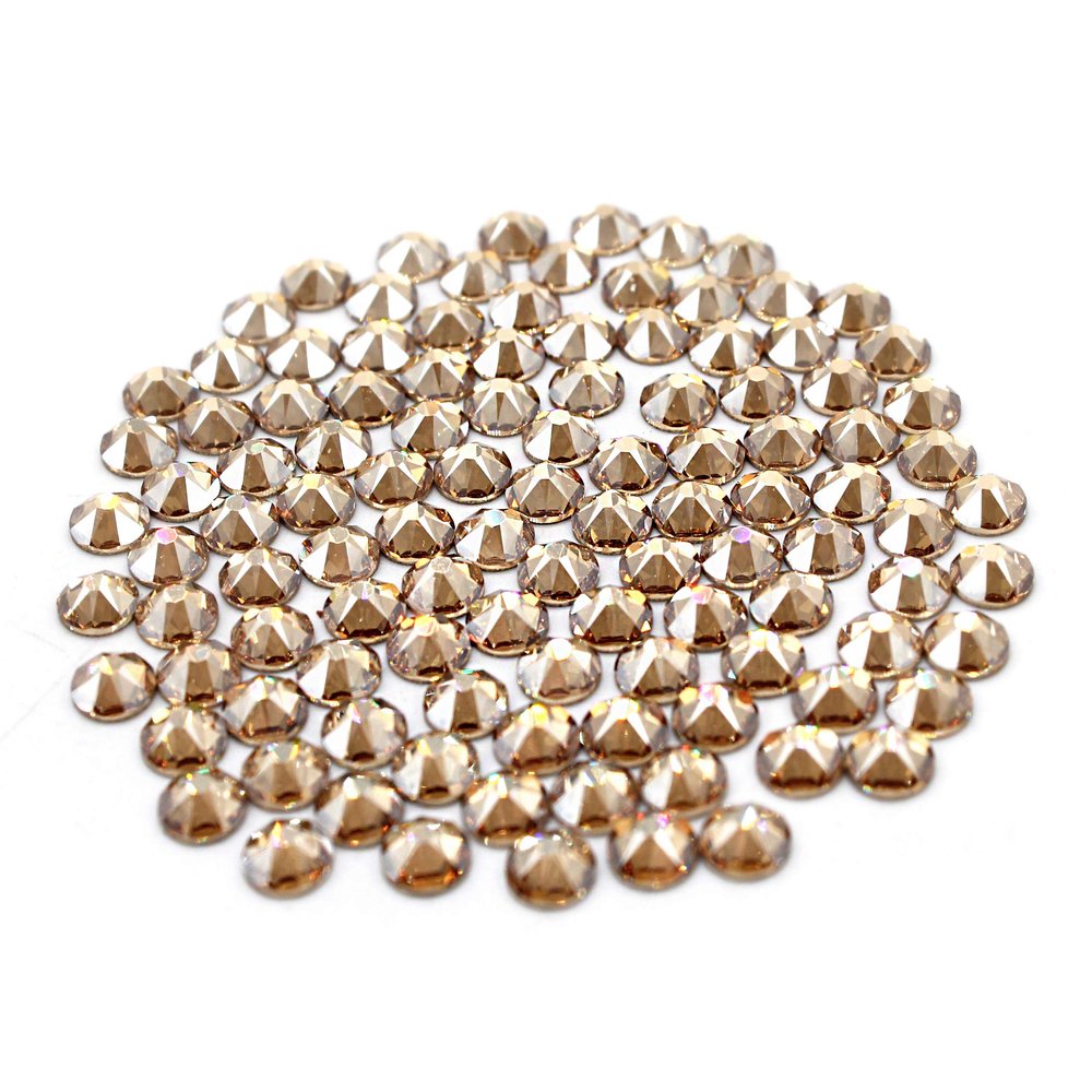 Preciosa Viva Rhinestones - No Hotfix Flatback - Golden Honey - SS20 (5mm) - Choose Your Quantity (144)