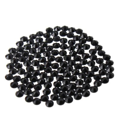 Preciosa Viva Rhinestones - No Hotfix Flatback - Jet - SS20 (5mm) - Choose Your Quantity (144)