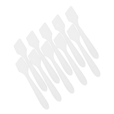 Healifty 100pcs Makeup Spatula Cosmetic Scoop for Face Cream Mask and Lotion Application Beauty Tool for Skincare and