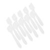 Healifty 100pcs Makeup Spatula Cosmetic Scoop for Face Cream Mask and Lotion Application Beauty Tool for Skincare and view 1