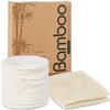 20 Packs Organic Reusable Makeup Remover Pads, Washable Bamboo Cotton Rounds for All Skin Types with Cotton Laundry Bag view 1
