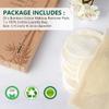 20 Packs Organic Reusable Makeup Remover Pads, Washable Bamboo Cotton Rounds for All Skin Types with Cotton Laundry Bag view 2