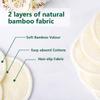 20 Packs Organic Reusable Makeup Remover Pads, Washable Bamboo Cotton Rounds for All Skin Types with Cotton Laundry Bag view 3