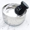 Parker Deluxe Unbreakable Stainless Steel Shaving Bowl  for use with your favorite Shave Soap or Lathering Shaving Cream view 3