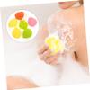 Beaupretty 6pcs Bathing Sponge Drop-Shaped Exfoliating Scrubbers for Massage Bath Sponges Mixed Colors for and Skin Care view 2