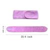 MIPPER Spa Facial Headband Face Care,Makeup,Bath,Shower,Yoga Sports Hair Wrap Band Adjustable Terry Cloth Headband (2pcs,black+white) view 4