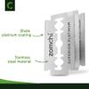 White Double Edge Safety Razor for Women with 100 Counts Safety Razor Blades for Shaving view 4