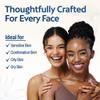 HartFelt Round Face Scrubber for Women | Reusable Facial Sponges for Daily Cleansing | Facial Exfoliating Pads for Removing Dead Skin, Dirt & Makeup | Use with Favorite Cream | Made in USA - 4 Count view 4
