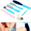 10pcs Foot Rasp Foot File Callus Remover Kit Foot Care Pedicure Metal Surface Tool Set to Remove Hard Skin Pedicure Rasp Foot File Scraper Brush Nail Care Tool Set Kit Blue view 3
