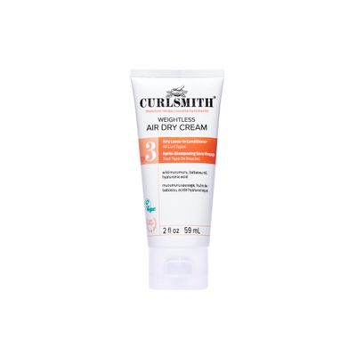 CURLSMITH - Weightless Air Dry Cream - Vegan Leave-In Conditioner for Any Hair Type, Smooths Hair (2fl.oz)