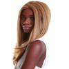 LUXLUXE Kiya Straight 22 Inch Long 4X4 Hand-Tied Lace Front Wig, Heat Resistant Fiber, 20+ Shades of Natural, Dip Dyed, & Blended Colors (#P2763 - Blonde Blend) view 2