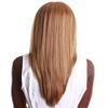 LUXLUXE Kiya Straight 22 Inch Long 4X4 Hand-Tied Lace Front Wig, Heat Resistant Fiber, 20+ Shades of Natural, Dip Dyed, & Blended Colors (#P2763 - Blonde Blend) view 3