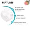 100 Pieces 10 Gram Sample Containers with Lids, 10ML Sample Jars, BPA Free Tiny Cosmetic Containers for Makeup, Lotion, Eye Shadow, Powder, and Lip Balms view 3