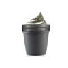 12pcs Black Plastic Leakproof Cosmetic Pot Jars, Cosmetic Container with Inner Liners and Dome Lids for Beauty Products DIY Slime Making or Travel Storage Cosmetics (200ml) view 2