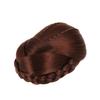 SOLUSTRE 1pc Chignon Hairpiece for Women Elegant Synthetic Fiber Bun Extension for Weddings Proms and Daily Styles Easy to Use Adds Volume and Charm view 1
