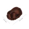 SOLUSTRE 1pc Chignon Hairpiece for Women Elegant Synthetic Fiber Bun Extension for Weddings Proms and Daily Styles Easy to Use Adds Volume and Charm view 3
