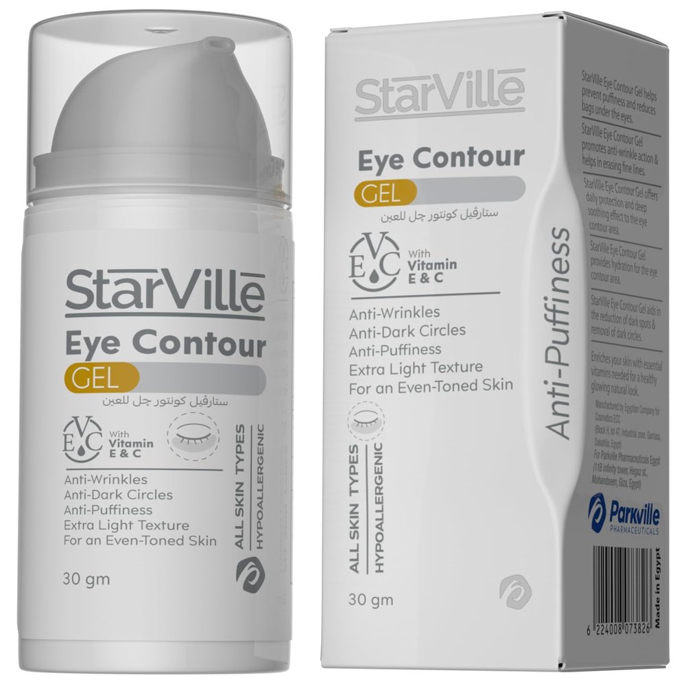 Voltafas StarVille Eye Contour Gel, Anti-Wrinkles, Anti-Dark Circles 1.1 fl Oz (30 ml)