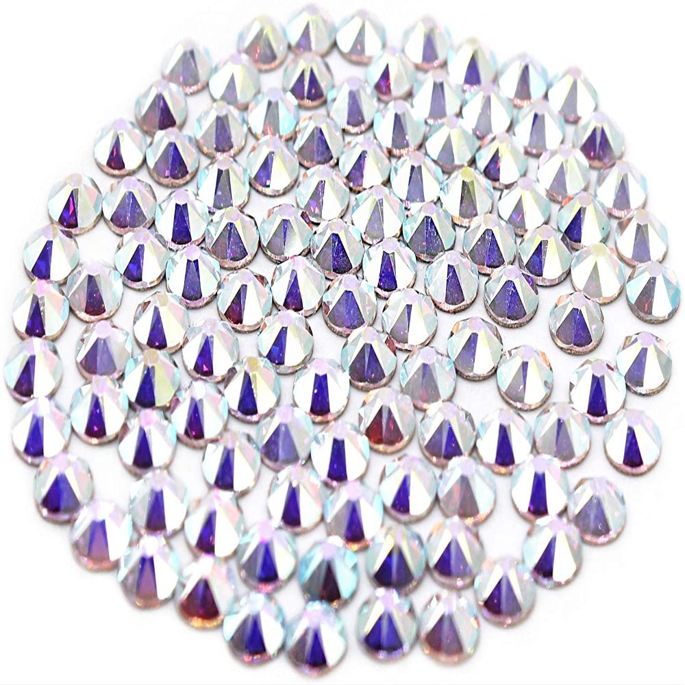 Preciosa Viva Crystal AB Rhinestones Hotfix Flatback - 20ss (5mm) - Choose Your Quantity (144)