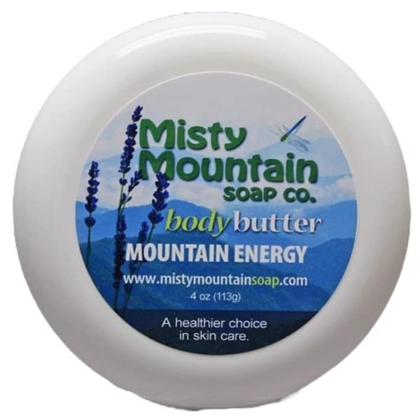 Body Butter - Mountain Energy - Made with Natural Oils and Butters by Misty Mountain Soap Co.