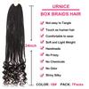 7 Packs 24 Inch Boho Goddess Box Braids Crochet Hair for Black Women (1B#, 24 Inch (Pack of 7)) view 4