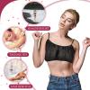 100 Pieces Disposable Bras Disposable Brassieres Non-Woven Bra Beauty Black Brassieres for Sunless Spray Tan Spa Salon Top Garment Underwear view 3