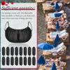 100 Pieces Disposable Bras Disposable Brassieres Non-Woven Bra Beauty Black Brassieres for Sunless Spray Tan Spa Salon Top Garment Underwear view 4
