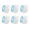 Facial Cleansing Brush Replacement Heads, Deep Pore Cleansing Brush Heads, for Acne Prone, Clogged and Enlarged Pores Sensitive Skins (6 Pack/Blue) view 1