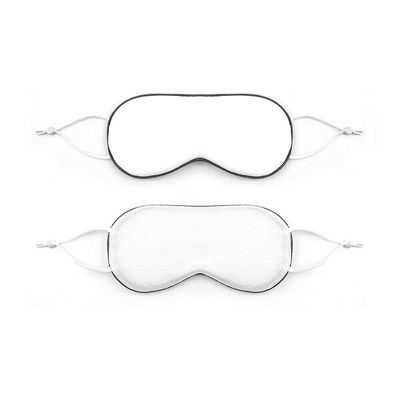 Magik 2-in-1 Double-Sided Sleep Eye Mask Warm&Cool Travel Breathable Blindfold Mask (White, 1 Pack)
