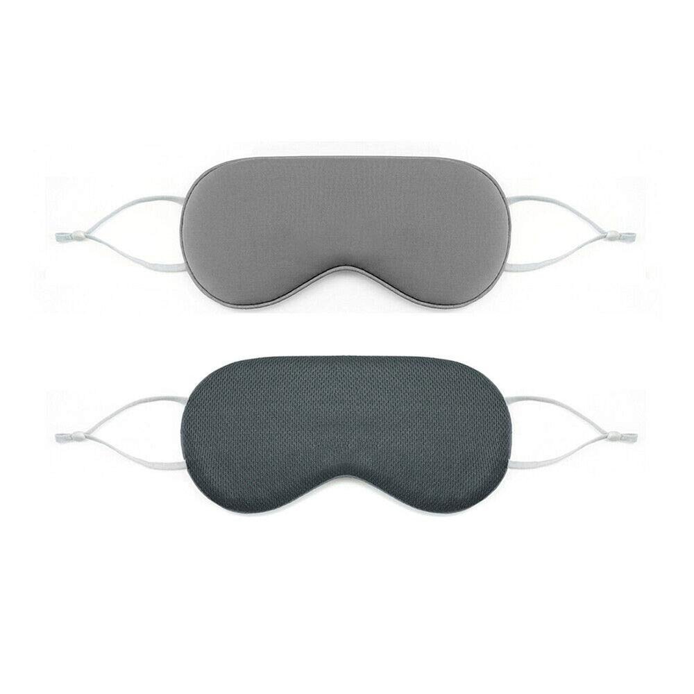 Magik 2-in-1 Double-Sided Sleep Eye Mask Warm&Cool Travel Breathable Blindfold Mask (Gray, 1 Pack)