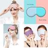 Magik 2-in-1 Double-Sided Sleep Eye Mask Warm&Cool Travel Breathable Blindfold Mask (Green, 2 Pack) view 2